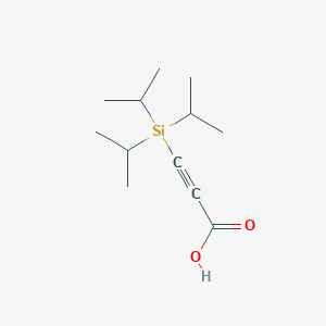 molecular formula C12H22O2Si B14072299 3-(Triisopropylsilyl)propiolic acid CAS No. 839697-82-4
