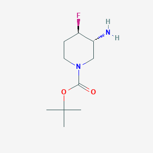 (3r,4r)-Rel-3-amino-1-boc-4-fluoropiperidine