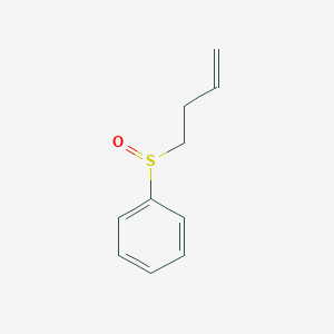molecular formula C10H12OS B14072324 Benzene, (3-butenylsulfinyl)- CAS No. 102201-76-3