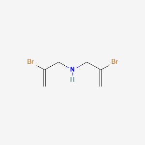 molecular formula C6H9Br2N B14072353 2-Bromo-N-(2-bromo-2-propenyl)-2-propen-1-amine CAS No. 101077-13-8