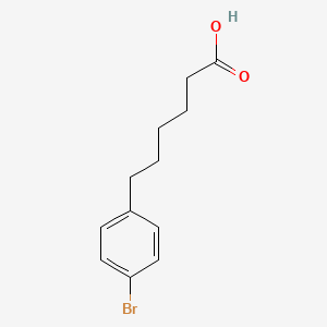 molecular formula C12H15BrO2 B14072362 6-(4-Bromophenyl)hexanoic acid 