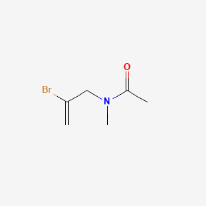 molecular formula C6H10BrNO B14072414 Acetamide, N-(2-bromoallyl)-N-methyl- CAS No. 102585-34-2