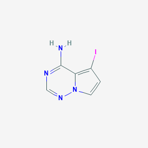 4-Amino-5-iodopyrrolo[2,1-f][1,2,4]triazine