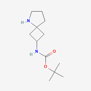 molecular formula C12H22N2O2 B1407247 2-(Boc-amino)-5-aza-spiro[3.4]octane CAS No. 1363381-16-1