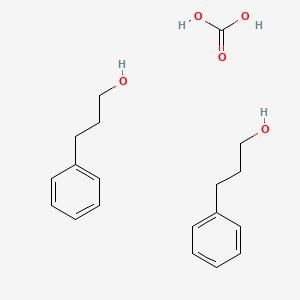 molecular formula C19H26O5 B14072568 carbonic acid;3-phenylpropan-1-ol CAS No. 102162-49-2