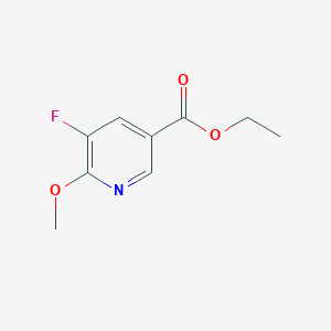 molecular formula C9H10FNO3 B14072581 Ethyl 5-fluoro-6-methoxynicotinate 