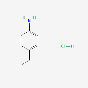 molecular formula C8H12ClN B14072591 Benzenamine, 4-ethyl-, hydrochloride CAS No. 59626-77-6