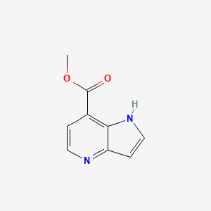 molecular formula C9H8N2O2 B1407264 Methyl 1H-pyrrolo[3,2-B]pyridine-7-carboxylate CAS No. 1261474-46-7