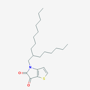 molecular formula C22H35NO2S B14072708 4-(2-hexyldecyl)-4H-thieno[3,2-b]pyrrole-5,6-dione 