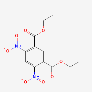 molecular formula C12H12N2O8 B14072854 Diethyl 4,6-dinitrobenzene-1,3-dicarboxylate 