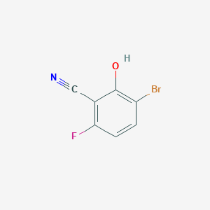 3-Bromo-6-fluoro-2-hydroxybenzonitrile