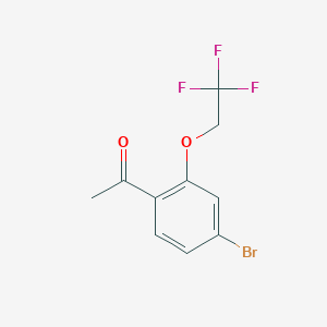 1-[4-Bromo-2-(2,2,2-trifluoro-ethoxy)-phenyl]-ethanone