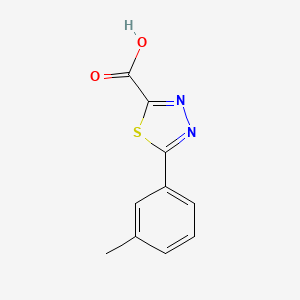 5-(3-Methylphenyl)-1,3,4-thiadiazole-2-carboxylic acid