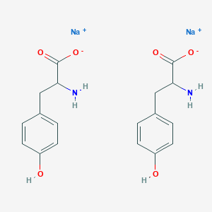 molecular formula C18H20N2Na2O6 B14072960 Disodium;2-amino-3-(4-hydroxyphenyl)propanoate 