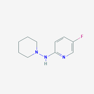 5-Fluoro-N-(piperidin-1-yl)pyridin-2-amine