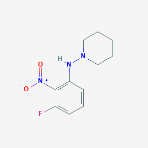 6-Fluoro-2-(piperidin-1-ylamino)nitrobenzene