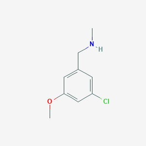 [(3-Chloro-5-methoxyphenyl)methyl](methyl)amine