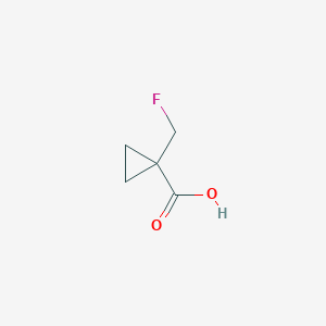 1-(Fluoromethyl)cyclopropanecarboxylic acid