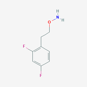 O-[2-(2,4-difluorophenyl)ethyl]hydroxylamine