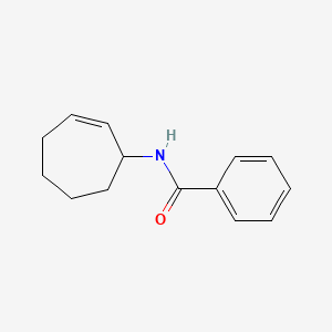 molecular formula C14H17NO B14073061 N-(Cyclohept-2-en-1-yl)benzamide CAS No. 101153-08-6