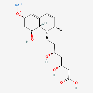 molecular formula C18H27NaO6 B14073076 Des(2-methylbutyryl) Pravastatin Sodium Salt 