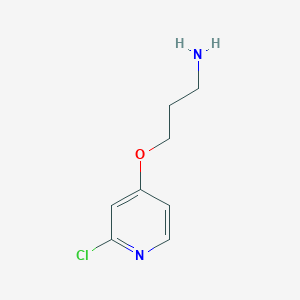 3-[(2-Chloropyridin-4-yl)oxy]propan-1-amine