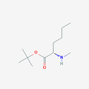 molecular formula C11H23NO2 B14073184 N-methylnorleucine tert-butyl ester 