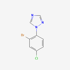 1-(2-Bromo-4-chlorophenyl)-1H-1,2,4-triazole