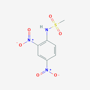 molecular formula C7H7N3O6S B14073230 N-(2,4-dinitrophenyl)methanesulfonamide CAS No. 52960-15-3