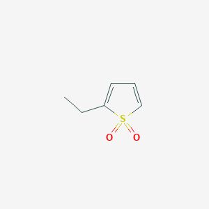 molecular formula C6H8O2S B14073293 Thiophene, 2-ethyl-, 1,1-dioxide CAS No. 101043-44-1