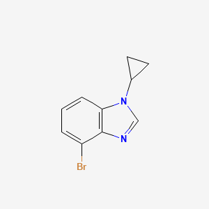 4-Bromo-1-cyclopropyl-1H-benzo[d]imidazole
