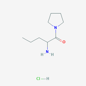 [1-(Pyrrolidin-1-ylcarbonyl)butyl]amine hydrochloride