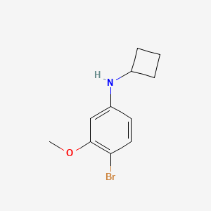 4-bromo-N-cyclobutyl-3-methoxyaniline