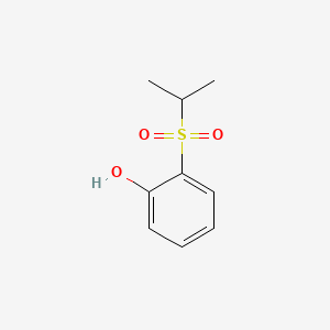molecular formula C9H12O3S B14073426 2-(Isopropylsulfonyl)phenol CAS No. 29725-22-2