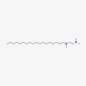 molecular formula C23H50N2 B14073450 N~1~,N~1~,N~2~-Trimethyl-N~2~-octadecylethane-1,2-diamine CAS No. 102542-80-3