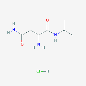 molecular formula C7H16ClN3O2 B1407347 N1-Isopropylaspartamide hydrochloride CAS No. 2197415-57-7