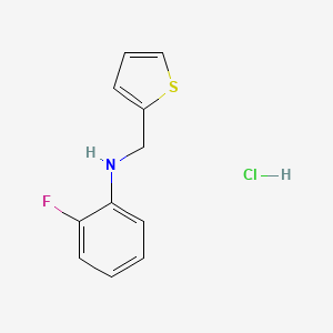 (2-Fluorophenyl)(2-thienylmethyl)amine hydrochloride
