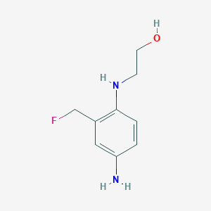 molecular formula C9H13FN2O B14073515 C9H13FN2O 