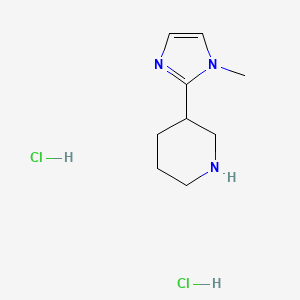 3-(1-methyl-1H-imidazol-2-yl)piperidine dihydrochloride