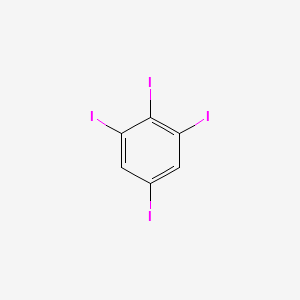 molecular formula C6H2I4 B14073663 1,2,3,5-Tetraiodobenzene CAS No. 634-92-4