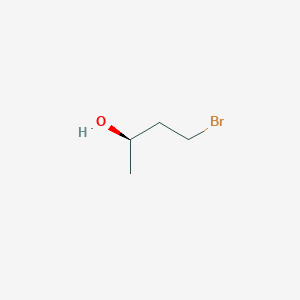 molecular formula C4H9BrO B14073725 2-Butanol, 4-bromo-, (2R)- 