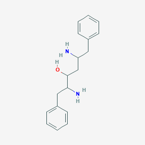 molecular formula C18H24N2O B14073759 2,5-Diamino-1,6-diphenyl-3-hydroxyhexane 
