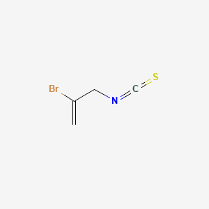 molecular formula C4H4BrNS B14073934 2-Bromoallyl isothiocyanate CAS No. 101670-63-7