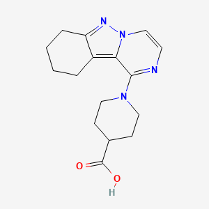 1-(7,8,9,10-Tetrahydropyrazino[1,2-b]indazol-1-yl)piperidine-4-carboxylic acid