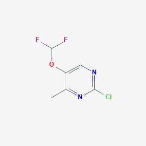 2-Chloro-5-(difluoromethoxy)-4-methylpyrimidine