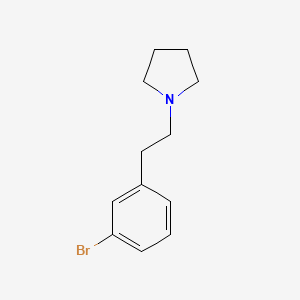 1-[2-(3-Bromophenyl)ethyl]pyrrolidine