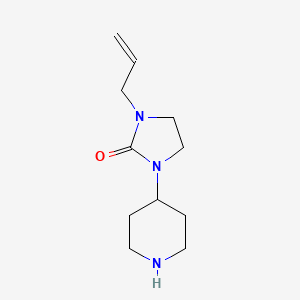 molecular formula C11H19N3O B1407407 1-Allyl-3-piperidin-4-yl-imidazolidin-2-one CAS No. 1784798-95-3