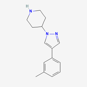 4-(4-m-Tolylpyrazol-1-yl)-piperidine