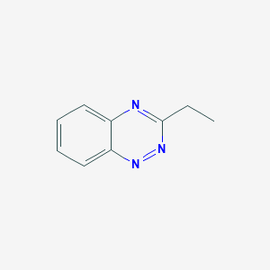 molecular formula C9H9N3 B14074083 3-Ethyl-1,2,4-benzotriazine CAS No. 62595-80-6