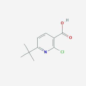 3-Pyridinecarboxylic acid, 2-chloro-6-(1,1-dimethylethyl)-